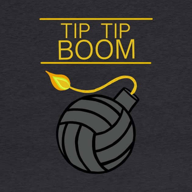 Tip Tip Boom Volleyball Shirt by SpringBird